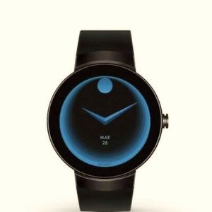 Brand new Movado Connect 2.0 smartwatch. Band is black mesh, stainless steel.